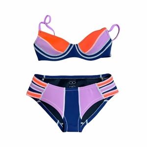 Cynthia Rowley Color Block Bikini Size Medium